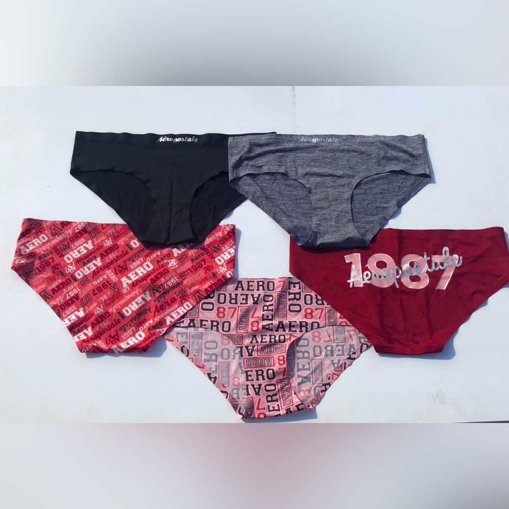 5 pairs of Aeropostale No Show Underwear